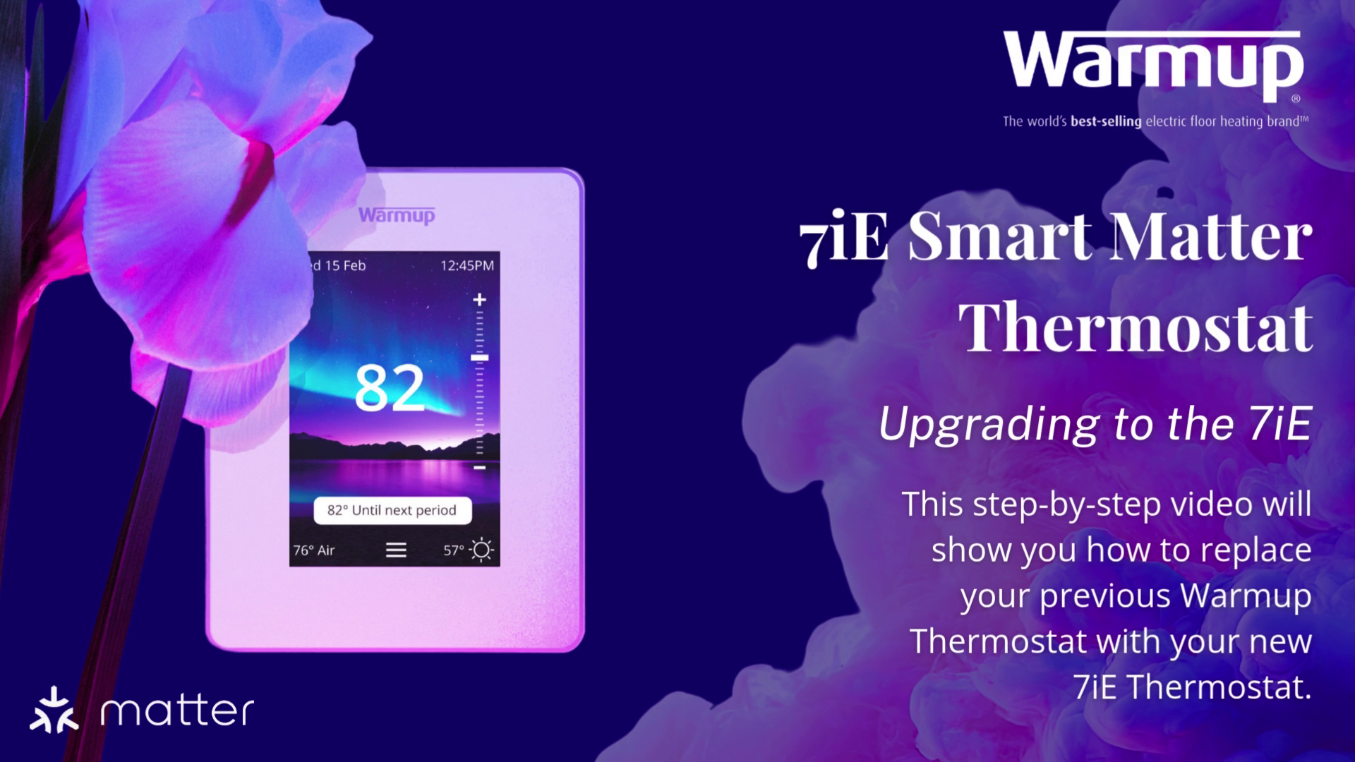 how to replace your current thermostat with Warmup's 7iE Smart Thermostat.