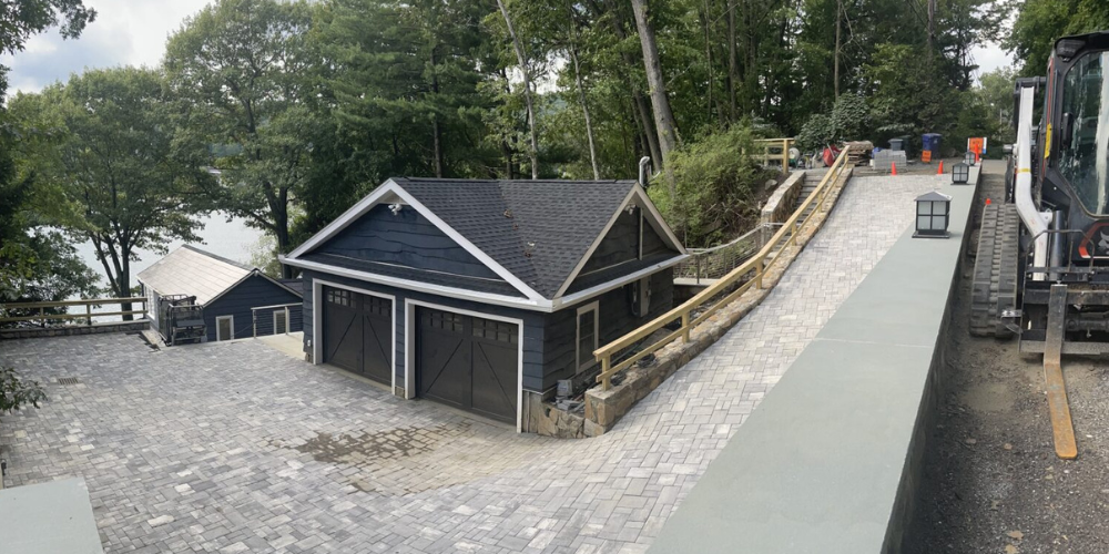 Heated Driveway with Pavers