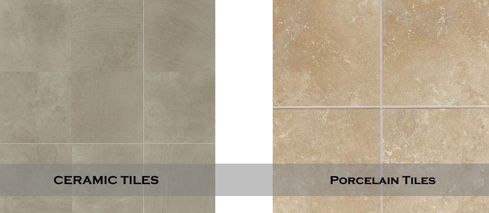 porcelain tiles