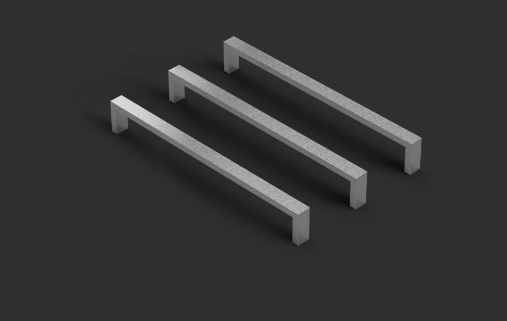 Multiple single-rail towel warmers from Warmup.