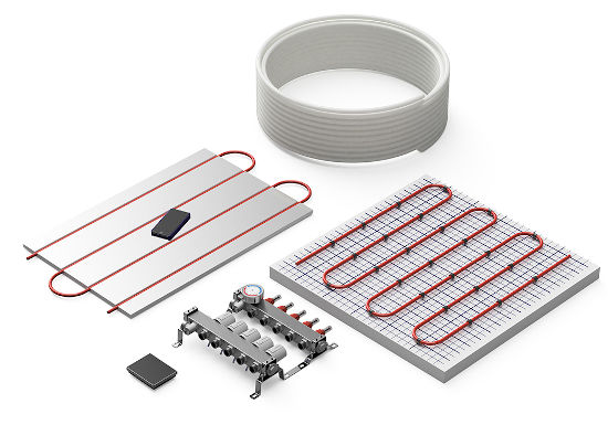 hydronic underfloor heating