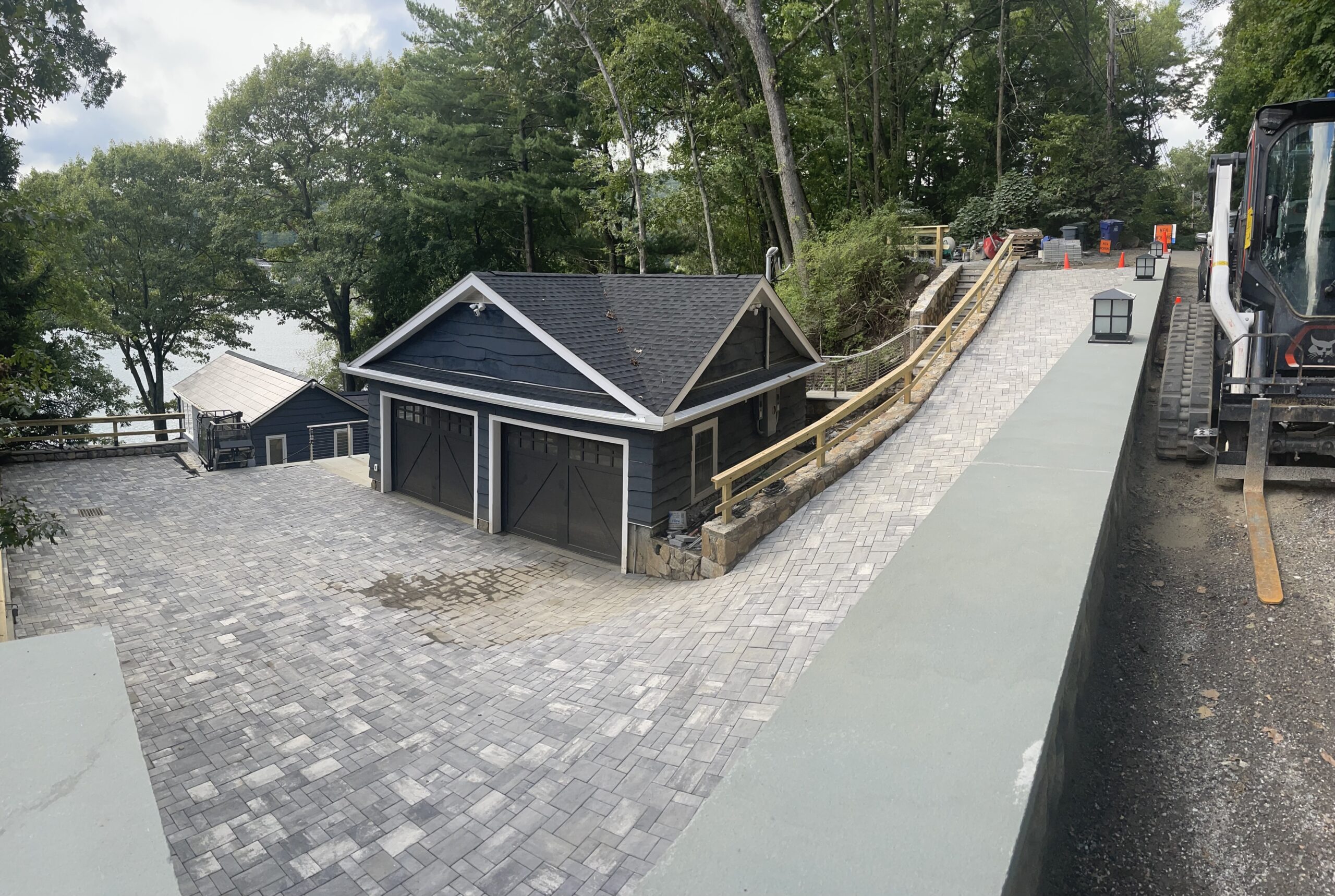 Heated Driveway with Pavers