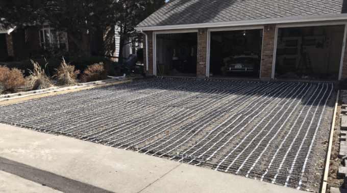 Heating Cables in Driveway