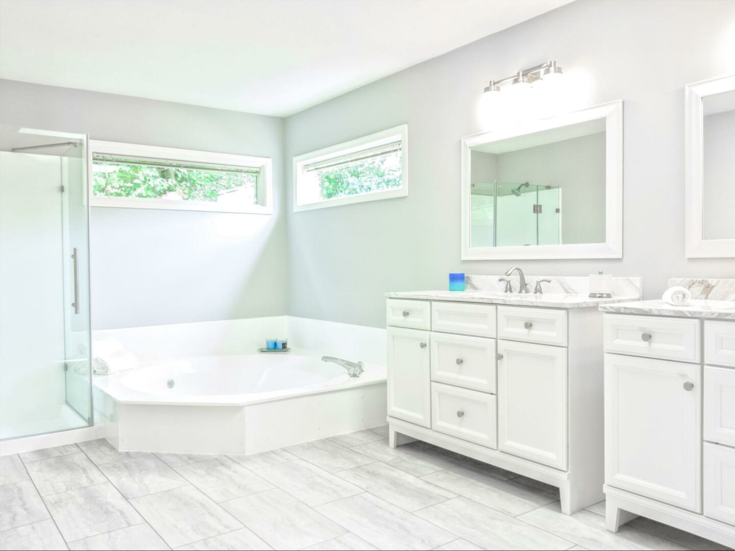bright bathroom